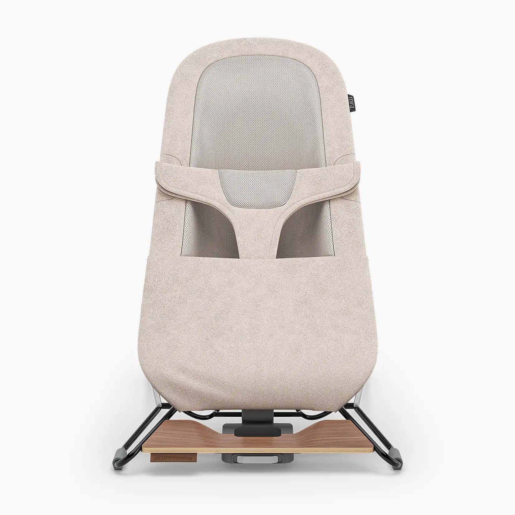 UPPAbaby Mira - Charlie [Sand Mélange | Black Chrome | Walnut Wood] - UPPAbaby Australia