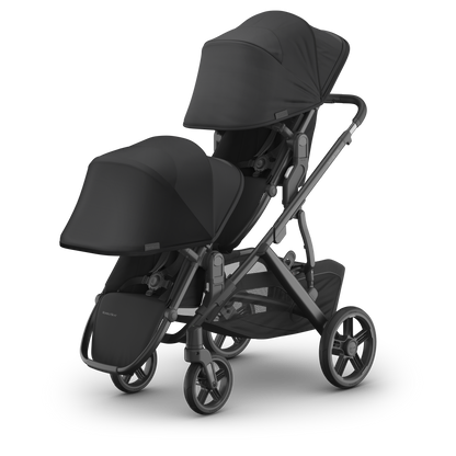 UPPAbaby VISTA V3 RumbleSeat Charcoal/Carbon - Jake Double Sunshade